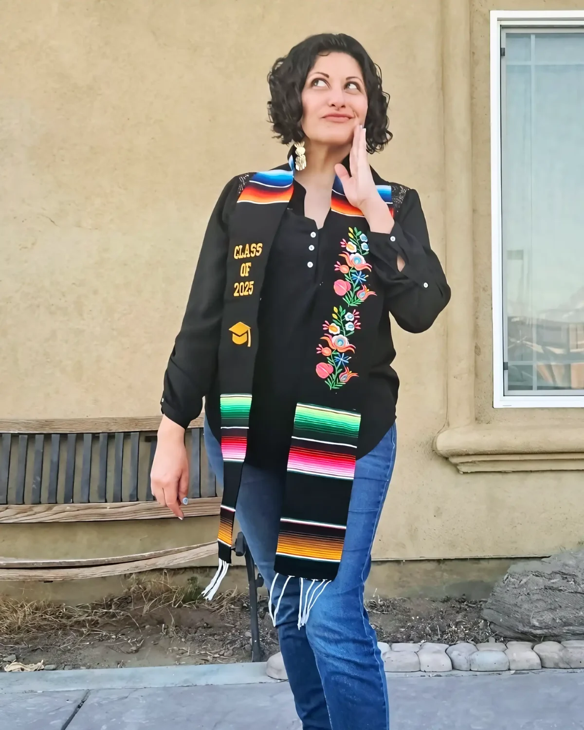 Estola serape graduation stole